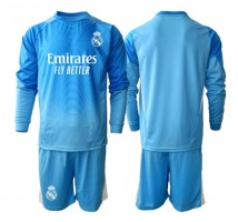 Real Madrid Bramkarskie Koszulka Podstawowa dzieci 2025-26 Długi Rękaw (+ krótkie spodenki) Real Madrid Bramkarskie Koszulka Podstawowa dzieci 2025-26 Długi Rękaw (+ krótkie spodenki)